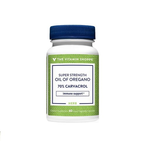 Viên uống kháng khuẩn The Vitamin Shoppe Super Strength Oil Of Oregano - Tăng cường đề kháng, bảo vệ sức khỏe, 60 viên