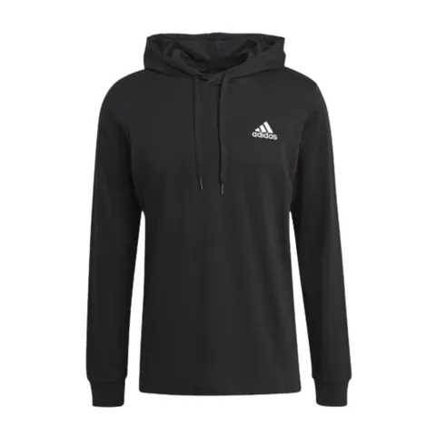 Áo Adidas Essential Small Logo Pullover Hoodie Black Gk9046