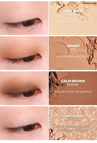 Bảng Phấn Mắt 4 Ô Merzy The Heritage Shadow Palette - Phấn Trang Điểm Hiện Đại Bí Quyết Làm Đẹp Chân Thật Thời Thượng
