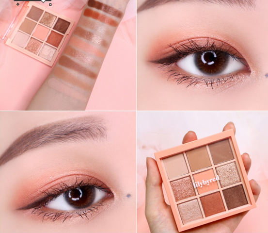 Bảng Phấn Mắt 9 Ô Lilybyred Mood Cheat Kit - Bản Giới Hạn Chất Phấn Mịn Lì, Độ Bám Màu Cao, Tone Cam Hồng Đẹp Cho Trang Điểm ấn Tượng
