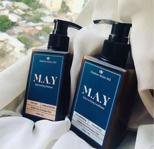 Bộ Dầu Gội Dầu Xả Phục Hồi Tóc M.A.Y Daily Cho Nam - Dưỡng Ẩm Tóc, Không Chứa Sulfate và Paraben, Hương Trái Cây Nhiệt Đới