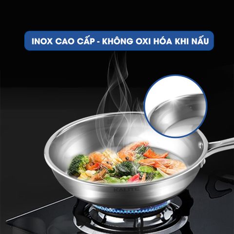 Bộ Nồi Chảo Inox 5 Đáy Nắp Kính Kalite KL-339 - Chất Liệu Inox 304 Cao Cấp, Thiết Kế Châu Âu, Dùng Cho Mọi Loại Bếp