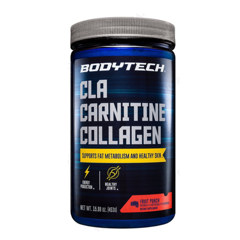 Bột hỗ trợ giảm cân đốt mỡ Bodytech CLA Carnitine Collagen Fruit Punch