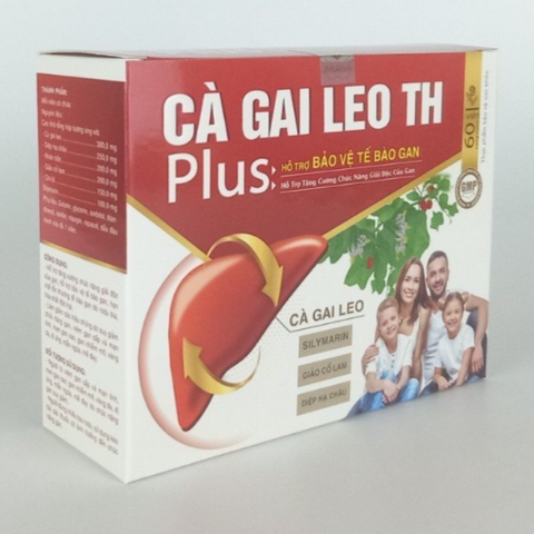 Cà Gai Leo TH Plus - Viên Uống Hỗ Trợ Bảo Vệ Gan, Giải Độc Tự Nhiên, Hộp 60 Viên, Cho Sức Khỏe Tốt Hơn