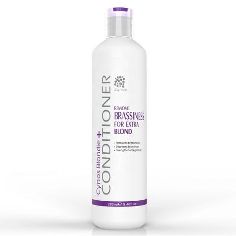 Cặp Dầu Gội, Xả Khử Vàng Cynos Remove Brassiness For Extra Blond - Giúp Tóc Sáng Màu, Bền Màu Cho Tóc Tẩy 280ml