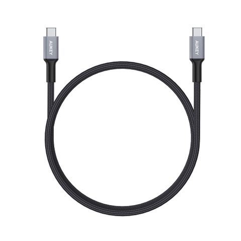 Cáp Sạc Nhanh Aukey CB-CD6 USB-C 2m 480Mbps - Chất Liệu Nylon Chống Rối, Bền Bỉ, Tương Thích Với Nhiều Thiết Bị Di Động