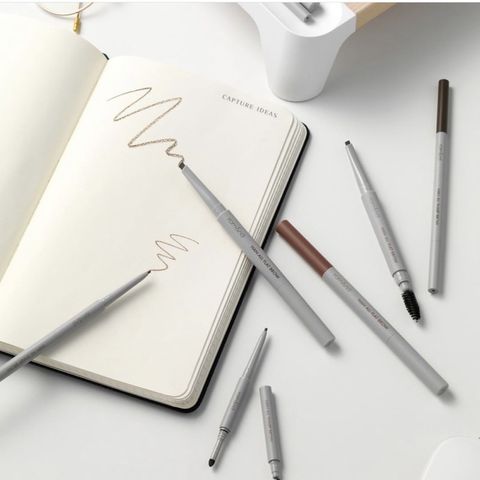 Chì Kẻ Mày 2 Đầu Romand Han All Flat Brow 0.17g - Bút Kẻ Lông Mày 2 Trong 1, Thiết Kế Đẹp, Lâu Trôi, Nhiều Màu Sắc Chọn Lọc