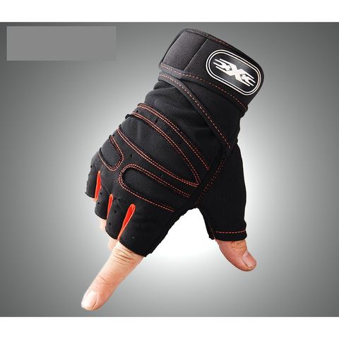 Găng Tay Thể Thao Tập Gym Hở Ngón Xpspeed - Găng Tay Lái Xe Chống Trượt Thoáng Khí, Thoải Mái Cho Tập Luyện