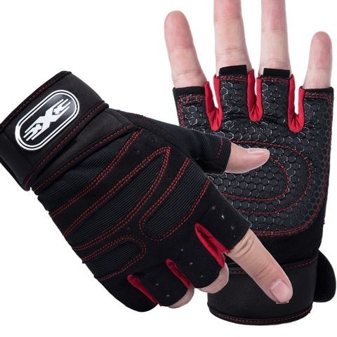 Găng Tay Thể Thao Tập Gym Hở Ngón Xpspeed - Găng Tay Lái Xe Chống Trượt Thoáng Khí, Thoải Mái Cho Tập Luyện