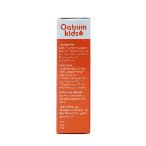 Gel bôi kháng khuẩn, giảm viêm Oatrum Kids cho bé - Hỗ trợ làm lành vết thương, anti-viêm cho da nhạy cảm của trẻ nhỏ
