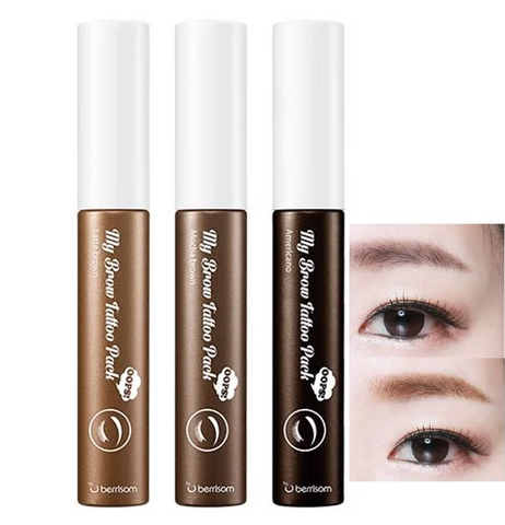 Gel xăm chân mày Berrisom My Brow Tattoo Pack - Định hình và tôn màu chân mày tự nhiên, lâu trôi, 3 tông màu lựa chọn
