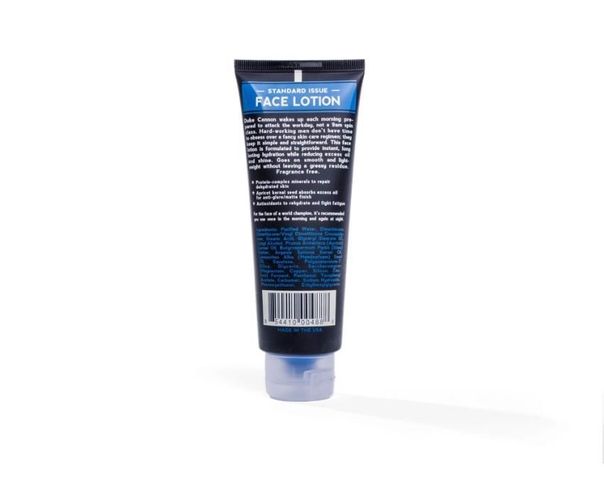 Kem Dưỡng Ẩm Duke Cannon Standard Issue Face Lotion 111ml - Chăm Sóc Da Nam Giới, Dưỡng Ẩm, Khôi Phục, Chống Oxy Hóa