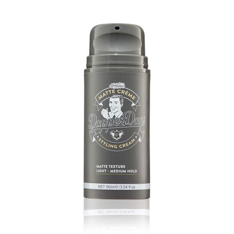 Kem Tạo Kiểu Dapper Dan Matte Creme - Sáp Vuốt Tóc Độ Giữ Nếp Nhẹ, Tăng Độ Phồng Tự Nhiên, Hương Nam Tính 90ml