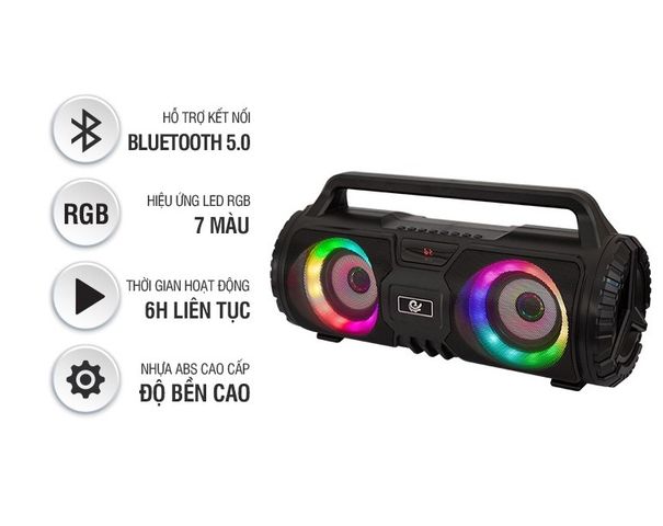 Loa Bluetooth Mini 5.0 Best Sound VS-888 - Âm Thanh Sống Động, Pin 2400mAh, Sạc Nhanh, Thiết Kế Gọn Nhẹ, Quà Tặng Tuyệt Vời