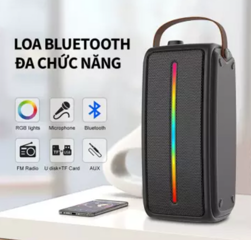 Loa Bluetooth Mini Best Sound BD-87A - Âm Thanh Super Bass Chất Lượng, Thiết Kế Thời Trang, Kết Nối Bluetooth 5.0, Hát Karaoke Tiện Dụng