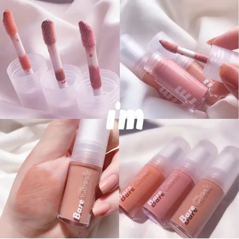 Má hồng kem I'm Meme I'm Bare Cheek Liquid - Phấn trang điểm 3ml cho gò má ửng hồng tự nhiên, dễ tán, phù hợp mọi loại da