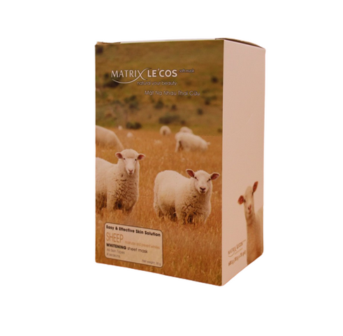 Mặt nạ dưỡng da Matrix Lecos Nhau thai cừu 30g x 20 gói