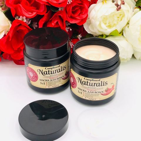 Mặt Nạ Ủ Tóc Compliment Naturalis - Dưỡng Tóc Bồng Bềnh, Giảm Gãy Rụng, Kích Thích Mọc Tóc 500ml