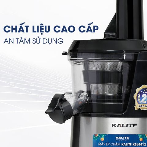 Máy Ép Chậm Kalite KSJ4412 350ml - Máy Ép Trái Cây Tốc Độ Thấp, Công Suất 200W, Giữ Dưỡng Chất Tốt Nhất