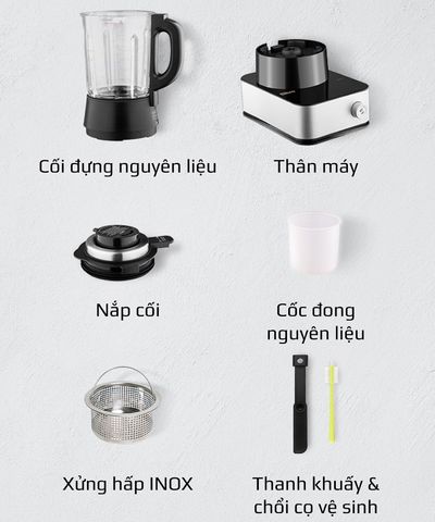 Máy Xay Nấu Đa Năng Olivo CB22 Pro - 14 Chức Năng, Công Suất 1000W, Hẹn Giờ, Giữ Ấm Thực Phẩm, Thiết Kế Thông Minh, Chất Liệu Cao Cấp