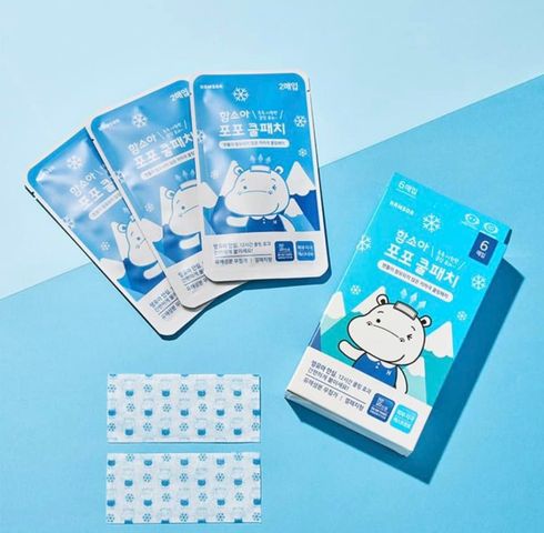 Miếng Dán Hạ Sốt Hamsoa Cho Bé Từ Sơ Sinh - Hydrogel Không Dị Ứng, An Toàn Cho Da, Hỗ Trợ Làm Mát Nhanh Chóng
