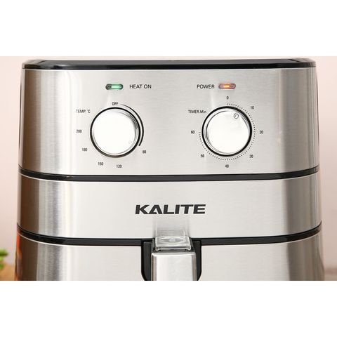 Nồi Chiên Không Dầu Kalite Q5 5.5L - Thiết Kế Sang Trọng, Công Suất 1700W, Tiết Kiệm Dầu, Dễ Dàng Sử Dụng Cho Gia Đình 4-6 Người