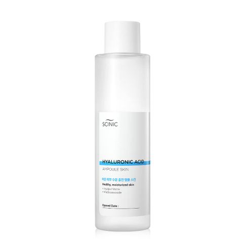 Nước Hoa Hồng Scinic Hyaluronic Acid Ampoule Skin 300ml - Toner Cấp Nước Cho Da Mềm Mịn, Căng Bóng, Duy Trì Độ Ẩm