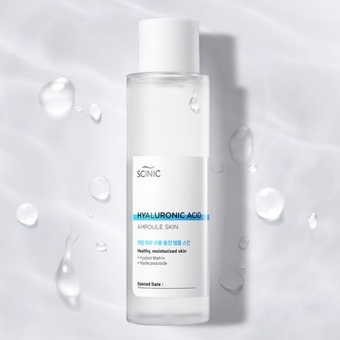 Nước Hoa Hồng Scinic Hyaluronic Acid Ampoule Skin 300ml - Toner Cấp Nước Cho Da Mềm Mịn, Căng Bóng, Duy Trì Độ Ẩm