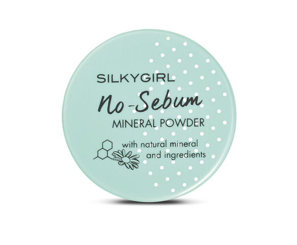 Phấn Phủ Kiềm Dầu Dạng Bột Silkygirl No Sebum Mineral Powder - Che Phủ Dầu Nhờn, Phấn Siêu Mịn, Dễ Dàng Dùng, Cho Da Dầu