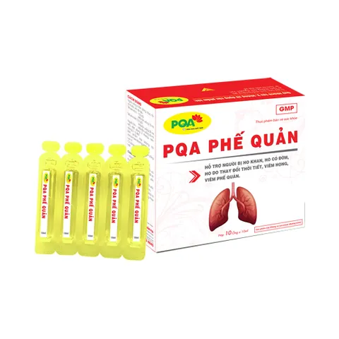 PQA Phế Quản hỗ trợ cải thiện hệ hô hấp dạng ống
