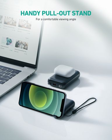 Sạc Dự Phòng Không Dây Aukey PB-WL01S 10000mAh - Sạc Nhanh Qi, Dung Lượng Cao Cho Điện Thoại, Tai Nghe Bluetooth và Thiết Bị Khác