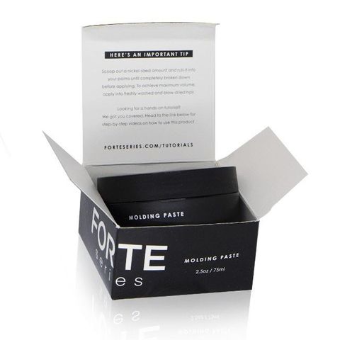 Sáp Vuốt Tóc Forte Series Molding Paste 75ml - Gel Tạo Kiểu Nhẹ Nhàng, Giữ Nếp Tóc Bồng Bềnh, Không Bết Dính, Dễ Gội Rửa