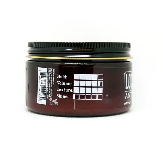 Sáp Vuốt Tóc Lockhart's Anti-Gravity Matte Paste - Giữ Nếp Cao, Độ Phồng Tự Nhiên, Hương Thơm Ngát Fortuna, 105g