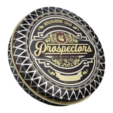 Sáp Vuốt Tóc Prospectors Iron Ore Pomade 113g - Giữ Nếp Tóc Cường Độ Cao và Bóng Khỏe, Phong Cách Cổ Điển Sang Trọng