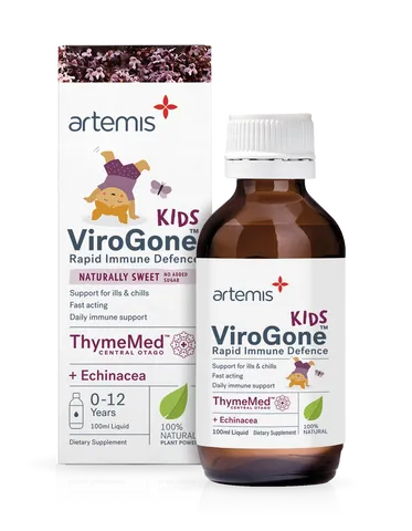 Siro hỗ trợ tăng đề kháng Artemis Kids ViroGone cho trẻ