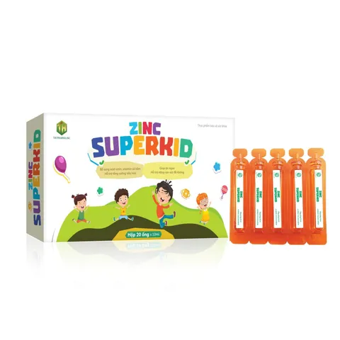 Siro ZinC SuperKid hỗ trợ bé ăn ngon, tiêu hóa khỏe