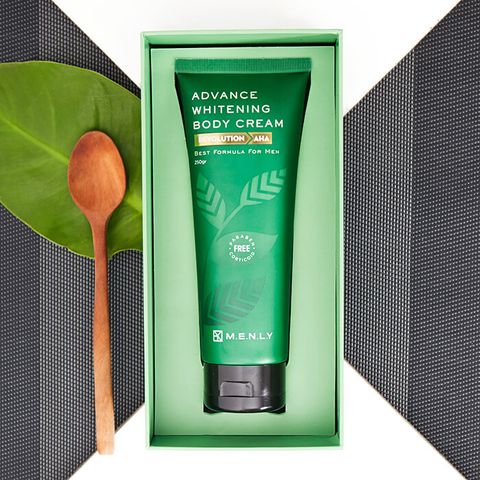 Kem Dưỡng Trắng Body Menly Advance Whitening Cream 250ml Cho Nam - Dưỡng Da Mịn Khỏe, Giúp Da Trắng Sáng Tự Nhiên