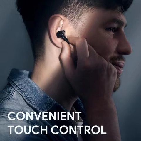 Tai nghe AUKEY EP-N6 Bluetooth 5.0 - Khử tiếng ồn, Âm thanh sống động, Thời gian sử dụng 25 giờ, Chống nước IPX5, Micro kép rõ ràng