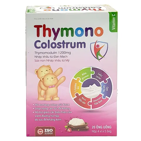 Thymono Colostrum - Hỗ trợ tăng cường đề kháng cho bé