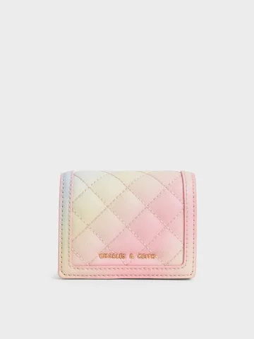 Túi đeo chéo Charles & Keith Micaela Quilted Card Holder CK6-50701179 Multi