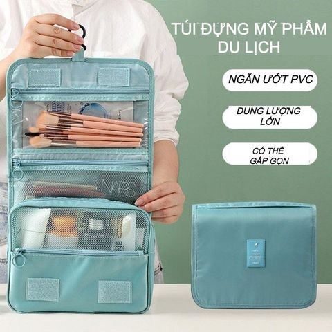 Túi Đựng Mỹ Phẩm Du Lịch Có Móc Treo Travelkit - Tiện Lợi Gọn Nhẹ, Nhiều Ngăn Cho Đồ Trang Điểm, Du Lịch Thoải Mái