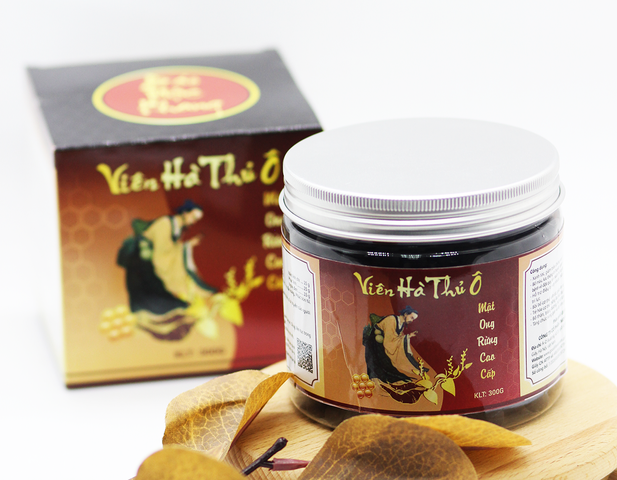 Viên Hà Thủ Ô Mật Ong Rừng Bảo Mộc Khang - Hỗ Trợ Mọc Tóc, Chống Tóc Bạc và Rụng Sớm, Giúp Tóc Đen Mượt Khỏe 300g
