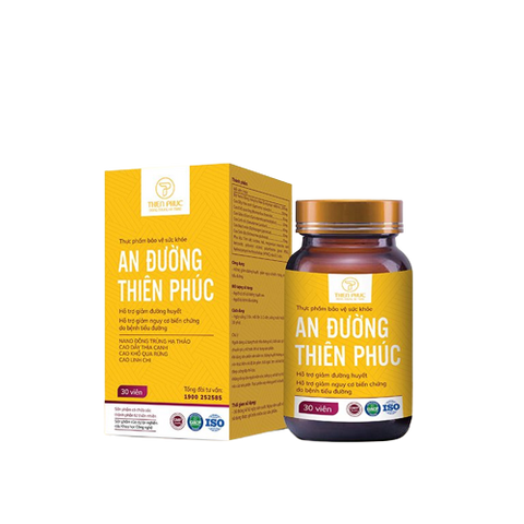 Viên Uống An Đường Thiên Phúc 30 Viên - Hỗ Trợ Giảm Đường Huyết Từ Đông Trùng Hạ Thảo - An Toàn Cho Người Tiểu Đường