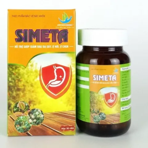 Viên Uống Hỗ Trợ Dạ Dày Simeta - Chiết Xuất Tự Nhiên Cải Thiện Ợ Hơi, Ợ Chua, Hỗ Trợ Tiêu Hóa Tốt Cho Sức Khỏe