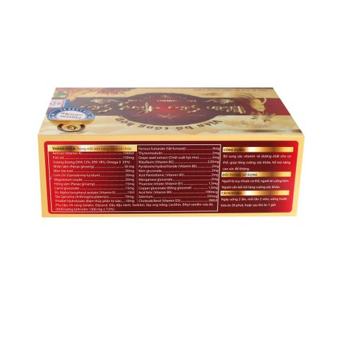 Viên Uống Hỗ Trợ Sức Khỏe Nhân Sâm Hồng Sâm Vạn Tam - Tăng Cường Sức Đề Kháng, Phục Hồi Năng Lượng, Bồi Bổ Thân Thể Từ Thiên Nhiên
