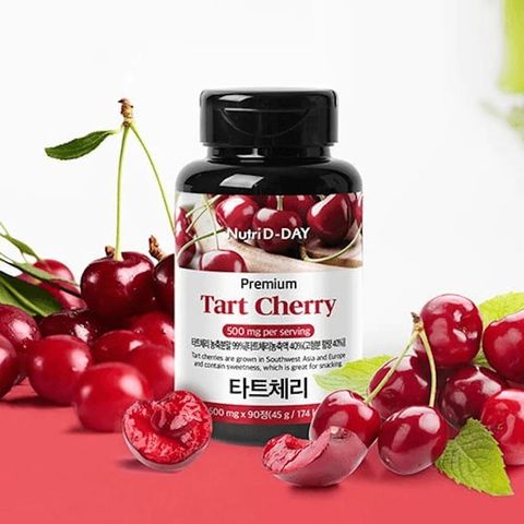 Viên uống Nutri D-DAY Premium Vitamin Cherry 500mg Giảm Cân và Tăng Cường Sức Khỏe - Sản Phẩm Hỗ Trợ Thanh Lọc Cơ Thể