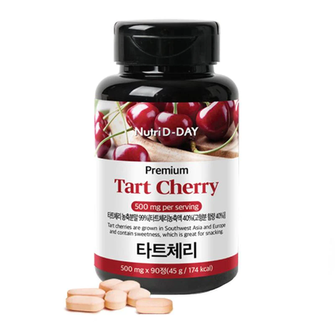 Viên uống Nutri D-DAY Premium Vitamin Cherry 500mg Giảm Cân và Tăng Cường Sức Khỏe - Sản Phẩm Hỗ Trợ Thanh Lọc Cơ Thể