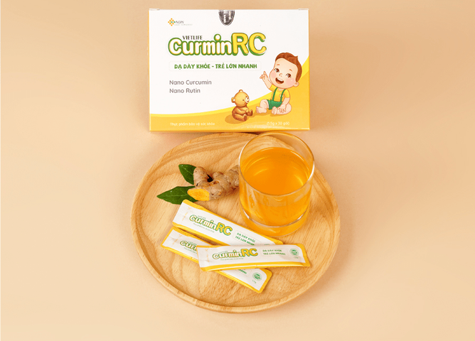 Viên Uống Vietlife Curmin RC Hỗ Trợ Tiêu Hóa Cho Trẻ Từ 2 Tuổi - Cải Thiện Dạ Dày, Tăng Cường Sức Khỏe, Hộp 30 Gói