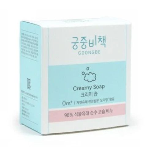 Xà Phòng Tắm Goongbe Creamy Soap Cho Bé Từ 0M+ - An Toàn, Dịu Nhẹ, Chiết Xuất Thiên Nhiên, Phù Hợp Da Nhạy Cảm