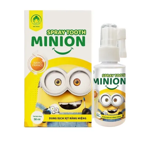 Xịt hỗ trợ chống sâu răng Spraytooth Minion